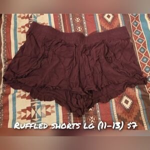 Women's Ruffled Shorts